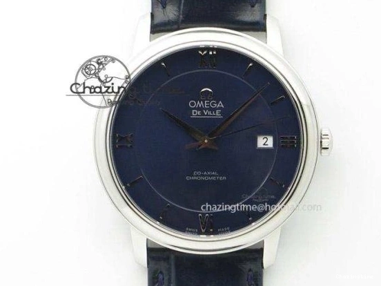 0517 Sophisticated Planet Ocean Master Chronometer Chrono SS OM 1:1 Best Edition Orange On SS Bracelet A 8156